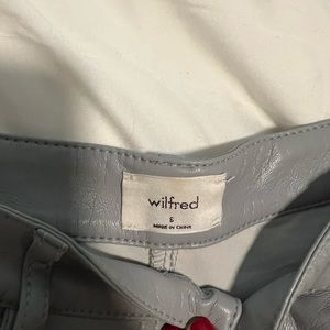 Aritzia Wilfred vegan leather pants